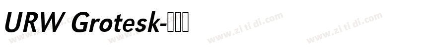 URW Grotesk字体转换